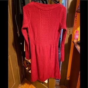 Beautiful Red Sweater Dress